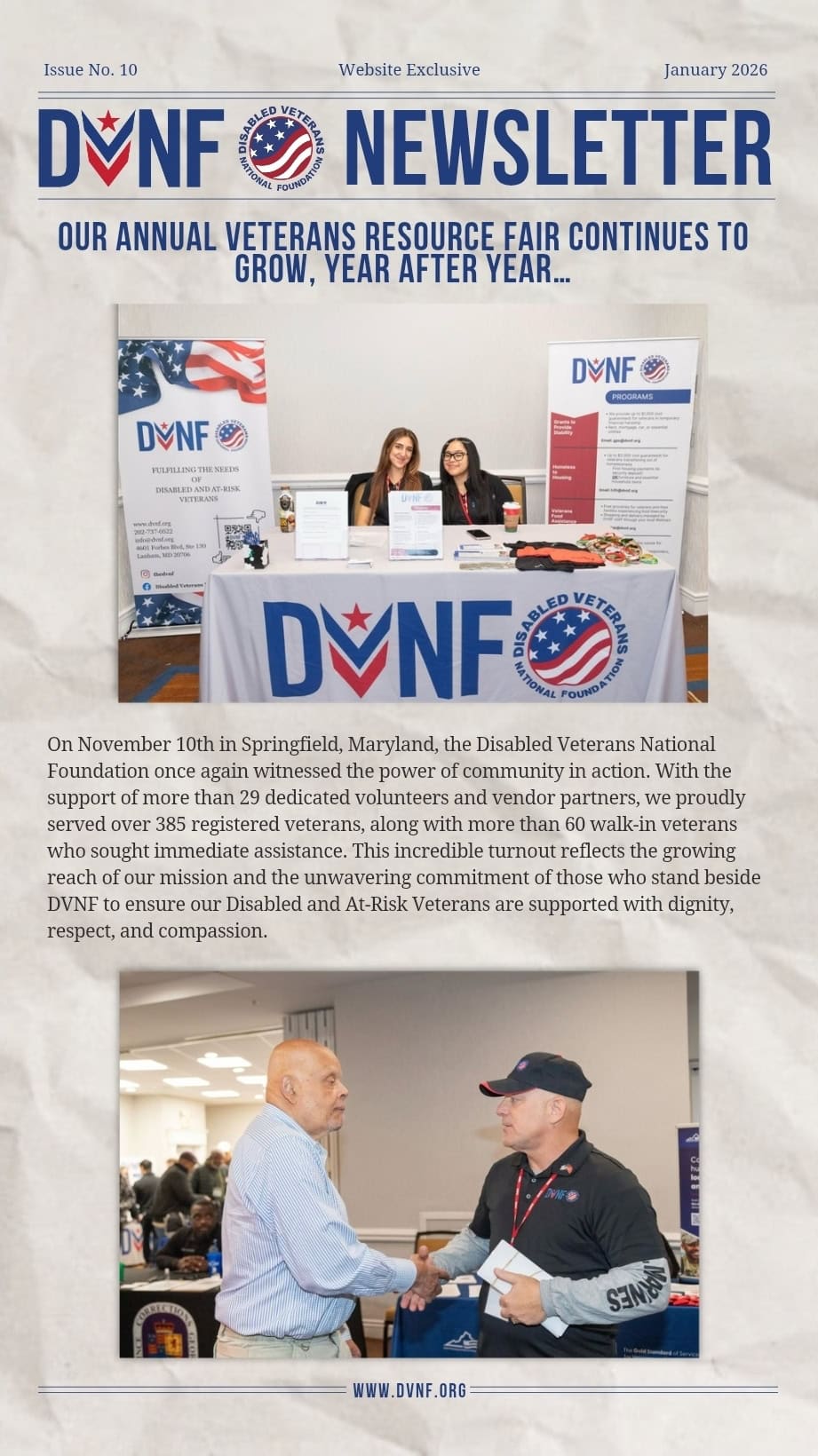 DVNF Newsletter January 2026