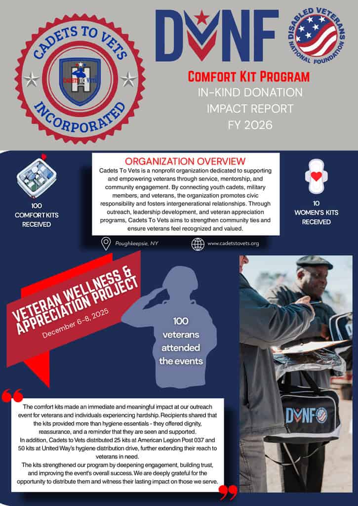 Cadets to Vets Report